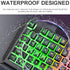 Popular Design IMICE GK-700 104 Keys Metal Backlit Gaming Wired Suspended Illuminated Keyboard With Hand Rest.